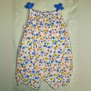 Carter's Floral Romper 9 months